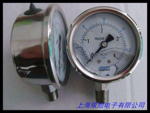 直銷25mpa耐震軸向磁助式電接點壓力表 250bar高壓精密壓力表