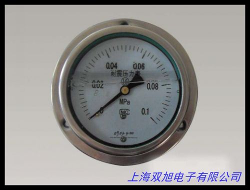水處理設(shè)備專用防震耐震充油式壓力表 水壓表