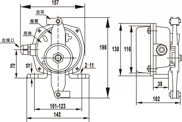優(yōu)質(zhì)供應(yīng)水銀傾斜開關(guān)HDSC-QXKG堵煤開關(guān) 煤流開關(guān)